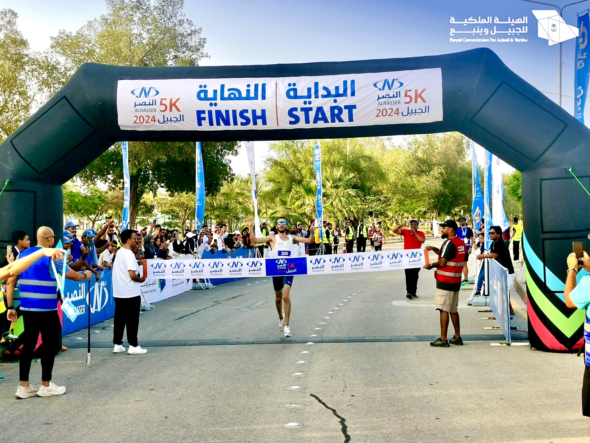 Jubail 5K finish line